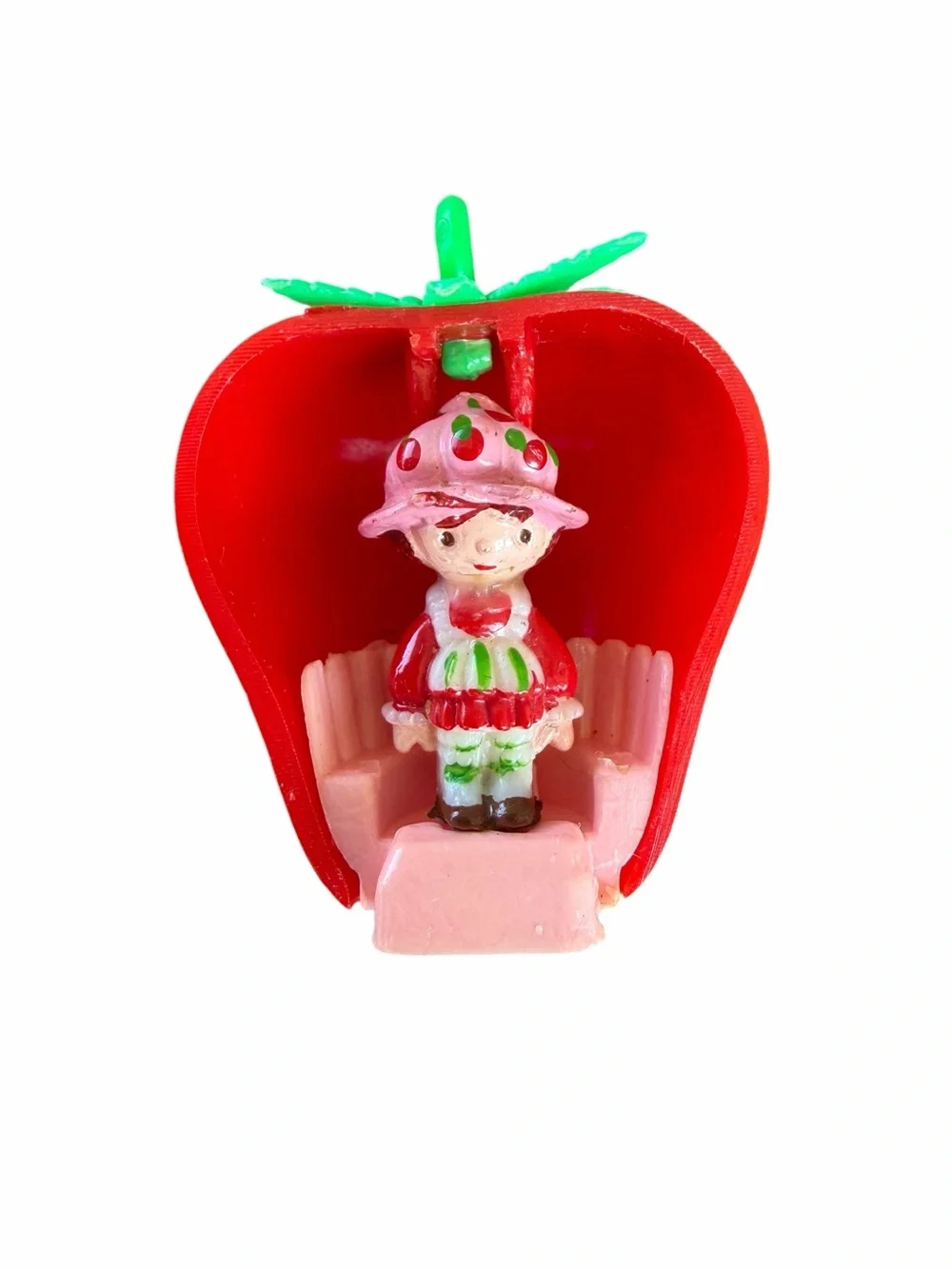 Vintage Strawberry Shortcake Pin Pendant 1981 American Greetings Charm 1.5” GUC